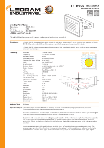 Ledram GM 50 Spect